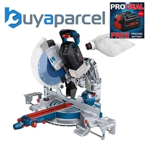 Bosch GCM18V-305 18V BITURBO Cordless Mitre Saw 305mm Bare + Dust Bag GCM18V305 - Picture 1 of 11
