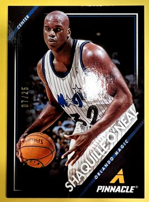 2013 Pinnacle ARTIST PROOF GREEN 07/25 MAGIC Shaquille O'Neal SHAQ BLACK AP CARD - Image 1 of 4