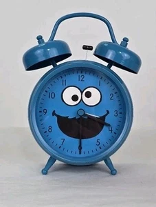 Blue Sesame Street Cookie Monster Alarm Clock Crate And Barrel - Picture 1 of 5