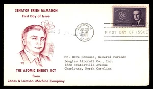 Mayfairstamps US FDC 1962 Atomic Energy Act Brien McMahon First Day Cover aau_10 - Picture 1 of 2