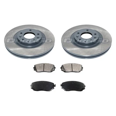 For Mazda CX-9 07-15 DuraGo BNDL-31008612 Plain Front Brake Kit w Ceramic Pads - Image 1 of 4