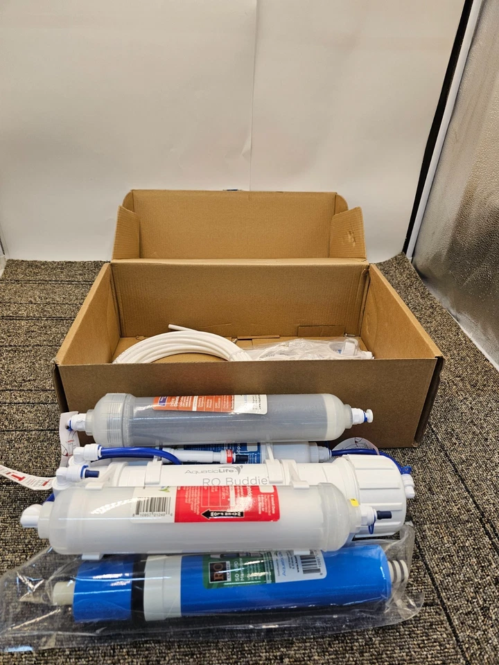 Aquaticlife 540019 RO Buddie 4-Stage Reverse Osmosis Deionization Water Filter - Image 1 of 4