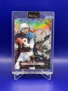 Dan Marino 2024 Wild Card Studs 7 Diamond QB Limited Edition 1/2 Miami Dolphins - Picture 1 of 2