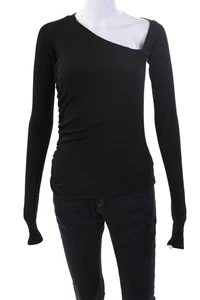 Generation Love Damen Bluse mit Rüschen Langarm Schwarz Größe Extra Small - Bild 1 von 6