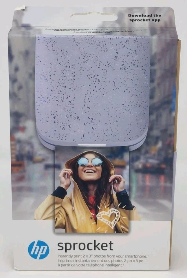 HP Sprocket Portable Printer, 2x3" Photo Printer Prints on Zink Paper - Image 1 of 3
