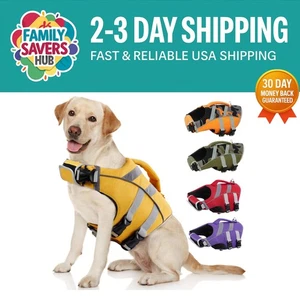 Adjustable Water Sports Dog Vest - Comfortable Life Jacket for Safety & Style - Picture 1 of 8