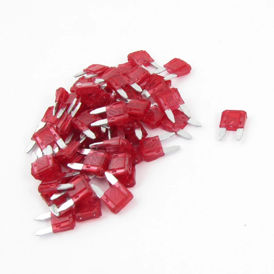 60 PCS 10A Car Automotive Mini Blade Fuses Red for Car A1TW Car Blade Fuses - Image 1 of 1