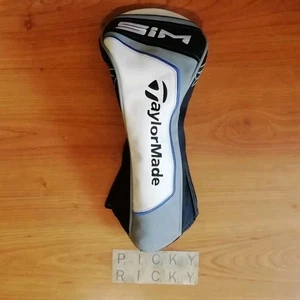Taylormade Sim Golf Driver Head Cover - White/Black/Blue/Grey - Picture 1 of 5