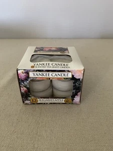 Yankee Candle Tea Lights Sugared Apple Scented Box of 11 Tea Light Candles *READ - Picture 1 of 8