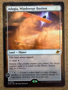 MTG-M0250-Adagia, Windswept Bastion-Edge of Eternities (EOE)-ENG-Land-Planet - Bild 1 von 2