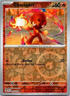Charcadet Reverse Holo Common SV01: Scarlet & Violet Base Set 039/198 NM - Image 1 of 2