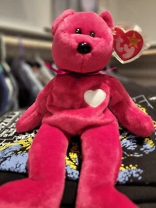 Ty Beanie Babies Valentina RARE TAG ERRORS 1998/99 w hologram New - Picture 1 of 8