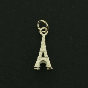 Eiffel Tower Sterling Silver Charms - Travel Pendant - ST140 - Picture 1 of 1