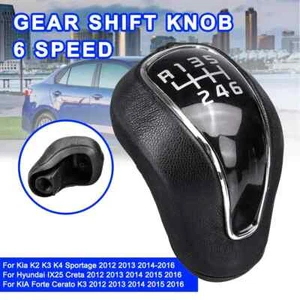 6 Speed MT Gear Shift Knob Lever Stick Shifter For Kia For Hyundai 43711-3W400HU - Imagen 1 de 5