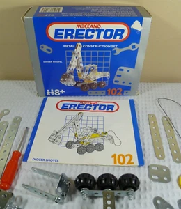 Meccano Erector Metal Construction Set DIGGER SHOVEL (has been started) - Picture 1 of 5