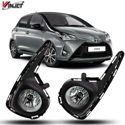 WINJET Factory Style Bumper Fog Lights +Wiring - fits 2017-2018 Toyota Yaris 4Dr - Image 1 of 4