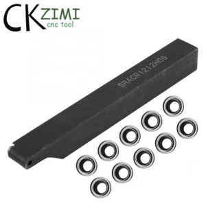 SRACR1212H06 12×100mm CNC LATHE TURNING TOOL INDEXABLE BORING BAR+10P RCMT0602MO - Picture 1 of 7