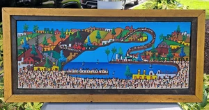 Stunning Oil Painting by famous Haitian Artist Prefete Duffaut  (1923 - 2012) - Picture 1 of 5