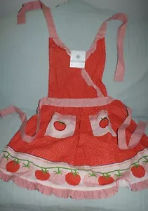 Delantal Colección Martha Stewart Diseño Tomate Volantes NUEVO Envío Rápido - Imagen 1 de 3