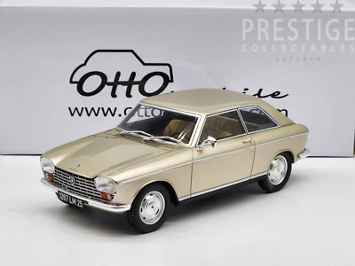 Ottomobile 1965 Peugeot 204 Coupe Beige Metal 1129 OT1024 1:18 - New - Image 1 of 4