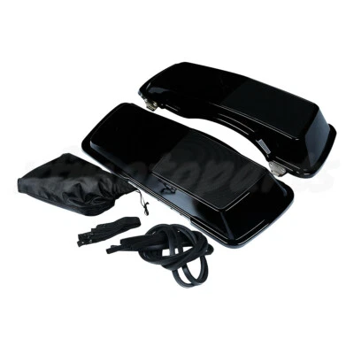 Tapas de altavoz de alforja de 6x9" aptas para Harley Davidson Road King Street Glide 94-13 Foto 1 de 4
