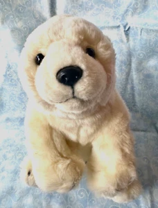 FAO Schwarz White Plush Sitting Polar Bear 10 Inch Stuffed Animal - Picture 1 of 5