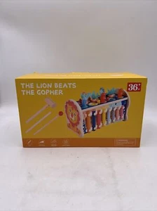 Hammering Pounding Toy The Lion Beats The Gopher Percussion Toy - Picture 1 of 12