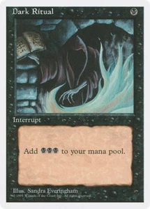 Dark Ritual (x4) EX/NM - 4th Edition -C013- MTG- 4RCARDS - Picture 1 of 1