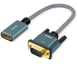 Adaptador Lungfish HDMI a VGA, convertidor HDMI hembra a VGA macho 1080P, adecua - Imagen 1 de 6