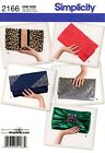 Simplicity 2166 Clutch Bags, Evening Bags in 5 Styles UNCUT Sewing Pattern