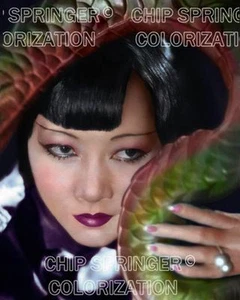 ANNA MAY WONG DRAGON LADY 8X10 BEAUTIFUL COLOR PHOTO BY CHIP SPRINGER - Picture 1 of 1