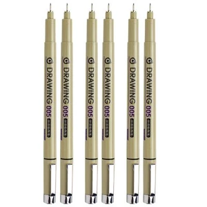 Drawing Fineliner Ink Pens 0.2 mm 005 Black Waterproof for Drawing Sketching ... - Picture 1 of 1