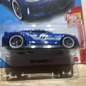 HOT WHEELS ALLORA E ORA SERIE 2017 CAMARO ZL1 IN BLU #5/10 O #154/250 - Foto 1 di 7