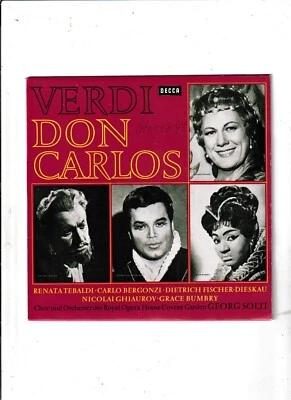 7" Solti -  Giuseppe Verdi - Don Carlos - J.S. Bach  Johannes Passion - Bild 1 von 2