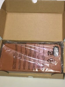AmazonBasics iPhone 8 Plus / 7 Plus PU Leather Wallet Detachable Case, Brown - Picture 1 of 7