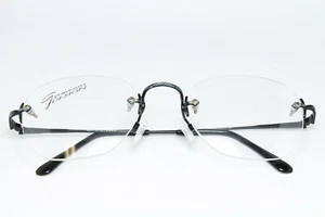 XL GORMANNS 601076 Vintage Brille Eyeglasses Occhiali Rimless Randlos Antik Blau - Picture 1 of 7