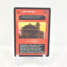 Star Wars CCG Jabbas Palace Limited Black Border Dark Side Jabba's Palace Sabacc
