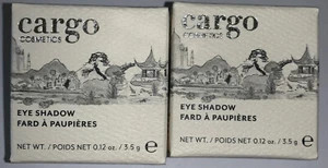LOTE/2 sombras de ojos Cargo Cosmetics individuales ~ Windsor ~ brillo perla dorada SELLADAS - Imagen 1 de 3