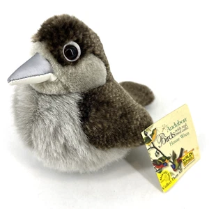 Wild Republic Audubon Peluche Bird House Wren 2003 SUONO FUNZIONANTE! Serie Cortile - Foto 1 di 11