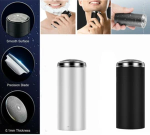 Men's Mini Electric Shaver Rechargeable Razor Washable Trimmer Beard Men Gift - Picture 1 of 13