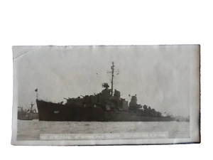uSS BRINKLEY DESTROYER SHIP WHANGPOO RIVER SHANGHAI PHOTO 1946 MILITARY neocurio - Picture 1 of 6