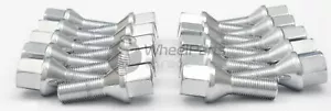 Alufelgenschrauben (20) 14x1,5 mm konisch 35 mm Gewinde 19 mm Sechskant - Bild 1 von 1