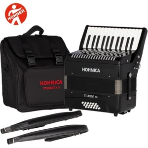Hohner Hohnica STUXII Student XII 26 Key Piano Accordion w/ Gig Bag & Straps - Picture 1 of 2