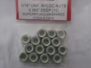 5/16" UNF  NYLOC NUTS 0.365" DEEP  X 15 - Picture 1 of 1