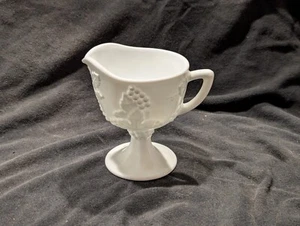 1950s Imperial Milk Glass "Colony Harvest (?)" Replacement Footed Creamer- EUC - Picture 1 of 12