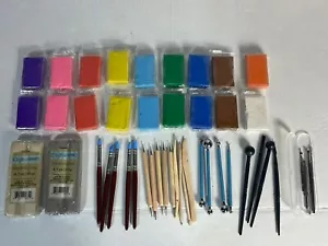 Modellieren Ton und Skulptur Werkzeuge mehrere Farben, Ton - Bild 1 von 13