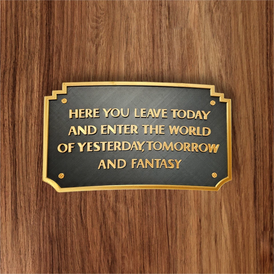 Placa de entrada con letrero de Disneyland | Decoración del hogar de Disneyland | Walt Disney World Home Foto 1 de 1