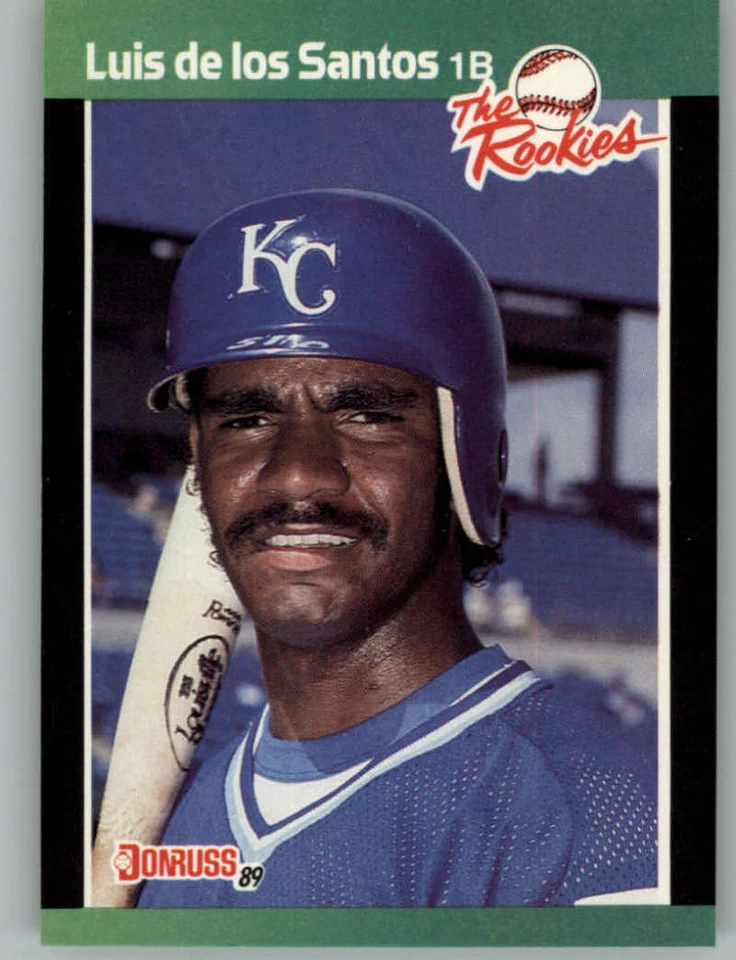 1989 Donruss Rookies #33 Luis de los Santos NM-MT Royals  - Image 1 of 1