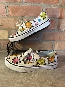 Vans Spongebob Airbrush Style Uk 6 Sneaker / Schuhe Off White - Bild 1 von 12
