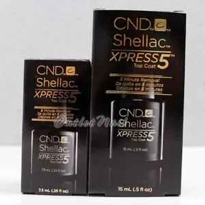 CND Schellack UV LED Gel Xpress Top Coat 0,25oz 0,5oz, EXPRESS Top 0,25oz 0,5oz - Bild 1 von 7